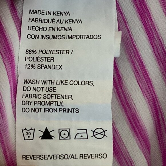 IZOD GOLF with Stretch Short Sleeve Striped Polo Shirt Men's Sz XL #219M - Picture 5 of 6